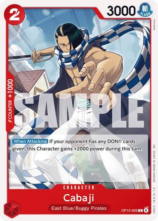 Adventure on Kamis Island OP15-005 Cabaji (OP15-005) - Common