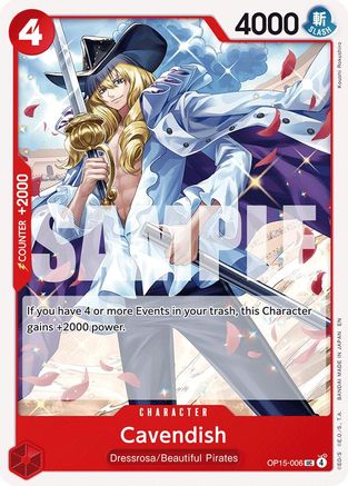 Adventure on Kamis Island OP15-006 Cavendish (OP15-006) - Uncommon