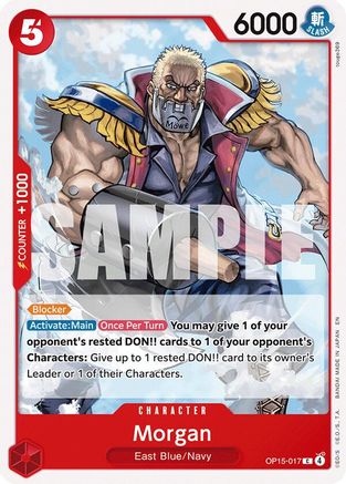 Adventure on Kamis Island OP15-017 Morgan (OP15-017) - Common