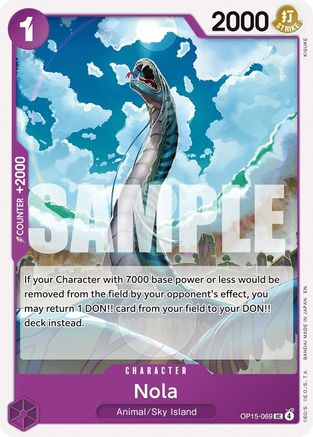 Adventure on Kamis Island OP15-069 Nola (OP15-069) - Uncommon