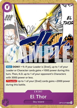 Adventure on Kamis Island OP15-075 El Thor (OP15-075) - Uncommon