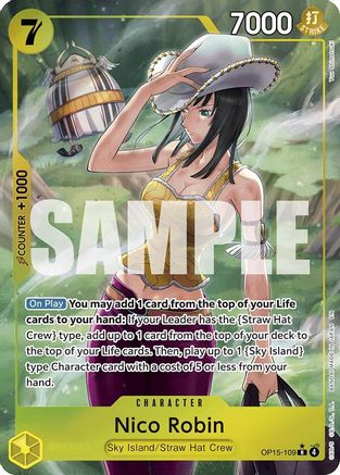 Adventure on Kamis Island OP15-109 Nico Robin (OP15-109) (Alternate Art) (OP15-109) - Foil - Rare