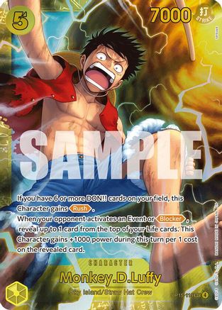 Adventure on Kamis Island OP15-119 Monkey.D.Luffy (OP15-119) (OP15-119) - Foil - Secret Rare
