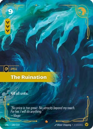 Unleashed (180/219): The Ruination - Foil