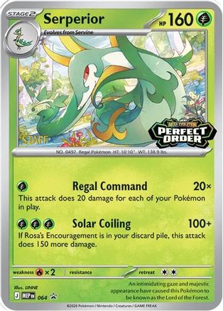 ME Mega Evolution Promo 064 Serperior - Holofoil - Promo
