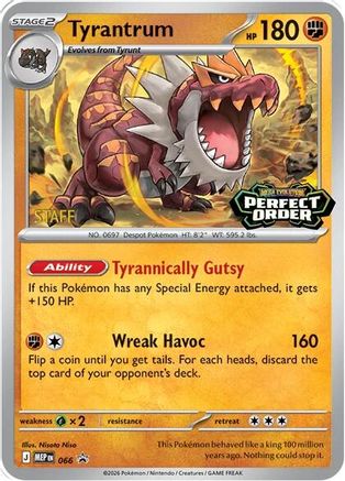 ME Mega Evolution Promo 066 Tyrantrum - Holofoil - Promo