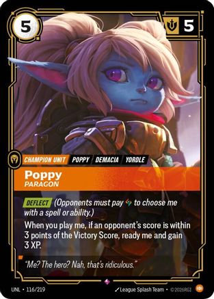 Unleashed (116/219): Poppy - Paragon - Foil