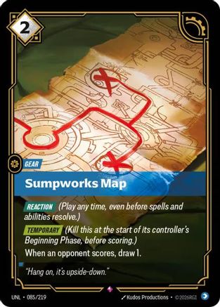 Unleashed (085/219): Sumpworks Map - Foil