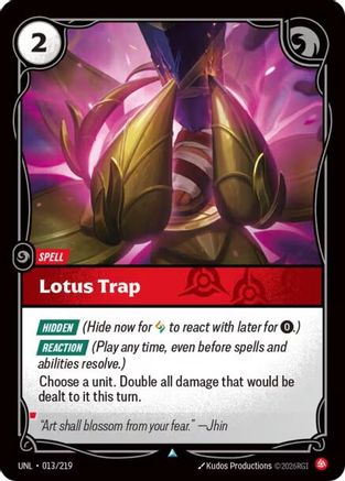 Unleashed (013/219): Lotus Trap -