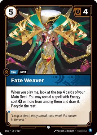 Unleashed (064/219): Fate Weaver - Foil