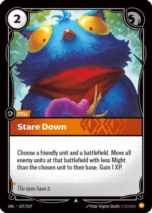 Unleashed (107/219): Stare Down -