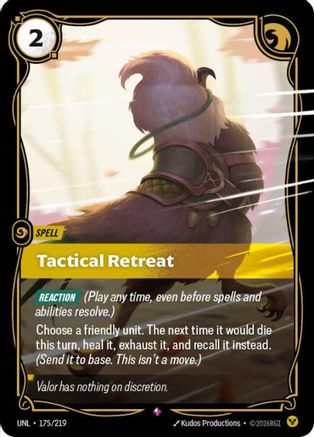 Unleashed (175/219): Tactical Retreat - Foil
