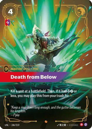 Unleashed (186/219): Death from Below - Foil