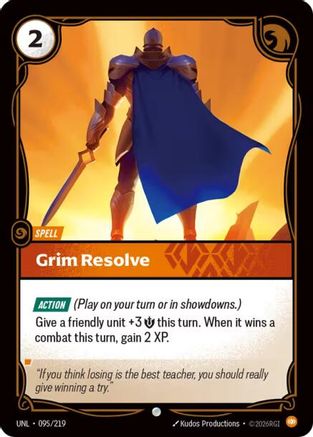 Unleashed (095/219): Grim Resolve - Foil