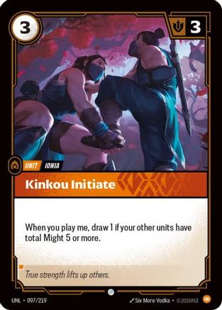 Unleashed (097/219): Kinkou Initiate -