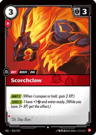 Unleashed (016/219): Scorchclaw -