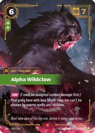 Unleashed (057/219): Alpha Wildclaw - Foil