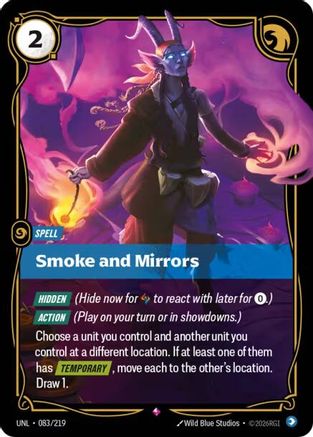 Unleashed (083/219): Smoke and Mirrors - Foil