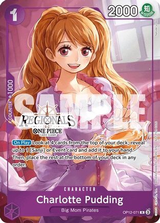 One Piece Promotion Cards OP12-071 Charlotte Pudding (Regional Participation Pack 2026 Vol.1) (OP12-071) - Foil - Promo