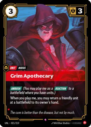 Unleashed (021/219): Grim Apothecary - Foil