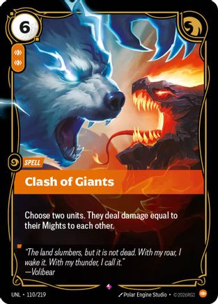 Unleashed (110/219): Clash of Giants - Foil