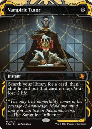 Secrets of Strixhaven: Mystical Archive - (SOA-035) - Vampiric Tutor Foil