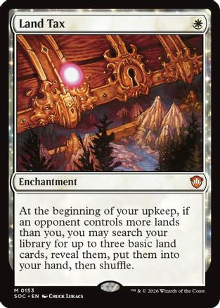 Commander: Secrets of Strixhaven - (SOC-153) - Land Tax