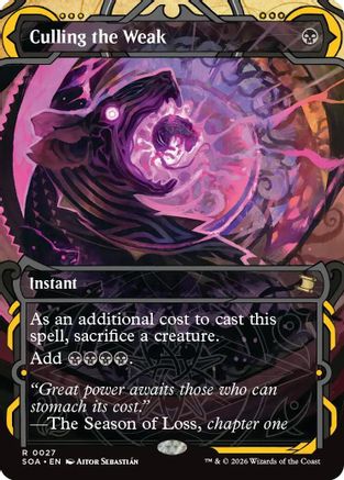 Secrets of Strixhaven: Mystical Archive - (SOA-027) - Culling the Weak Foil