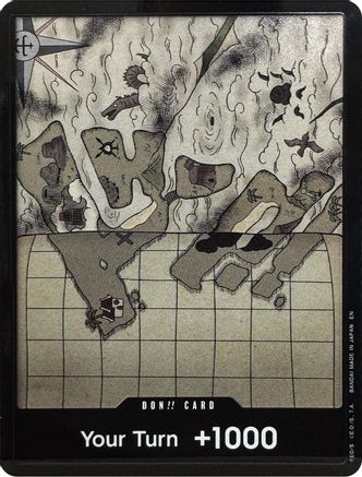 Adventure on Kamis Island DON!! Card (Sky Island Map) (Double Pack Set Vol. 10) - Foil - DON!!