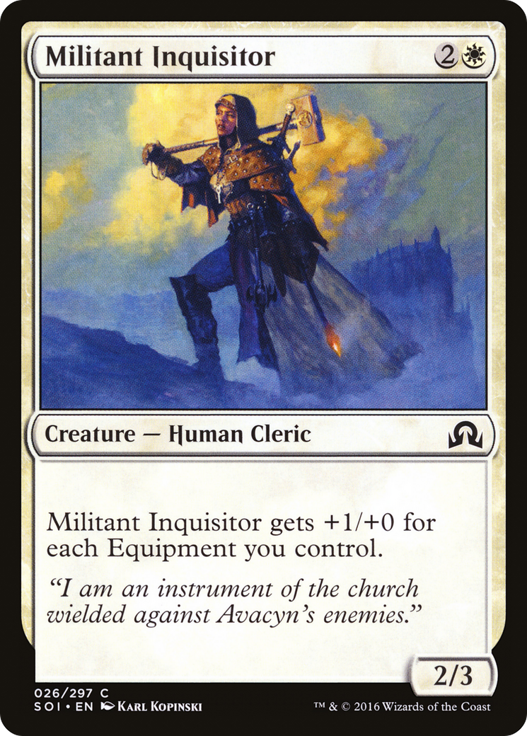 Shadows over Innistrad - (SOI-026) - Militant Inquisitor
