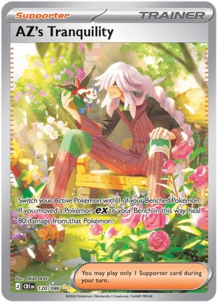ME04 Chaos Rising 120/086 AZ's Tranquility - Holofoil - Special Illustration Rare
