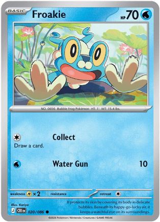 ME04 Chaos Rising 020/086 Froakie - Common