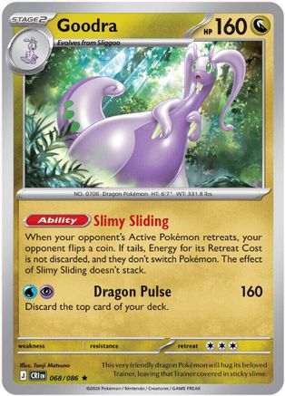 ME04 Chaos Rising 068 Goodra - Reverse Holofoil - Rare