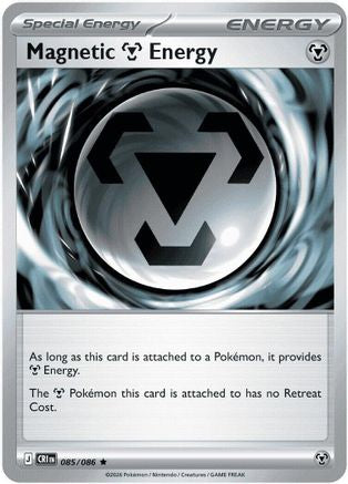 ME04 Chaos Rising 085 Magnetic M Energy - Reverse Holofoil - Rare