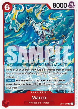 The Time of Battle OP16-014 Marco (OP16-014) - Foil - Rare