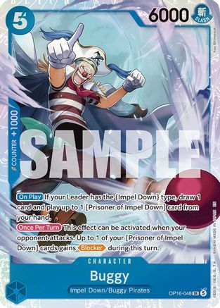 The Time of Battle OP16-048 Buggy (048) (OP16-048) - Foil - Super Rare