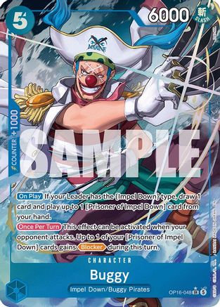 The Time of Battle OP16-048 Buggy (048) (Alternate Art) (OP16-048) - Foil - Super Rare