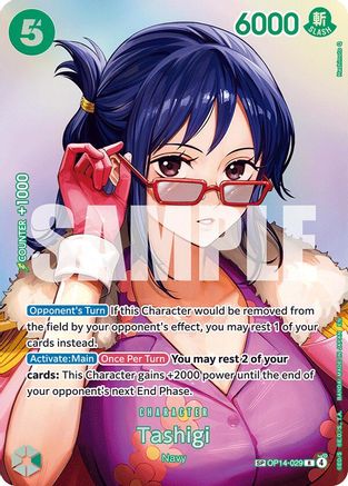 The Time of Battle OP14-029 Tashigi (SP) (OP14-029) - Foil - Rare