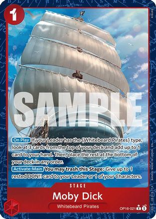 The Time of Battle OP16-021 Moby Dick (Alternate Art) (OP16-021) - Foil - Rare