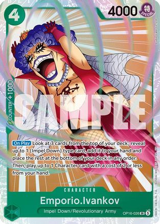The Time of Battle OP16-026 Emporio.Ivankov (026) (OP16-026) - Foil - Super Rare