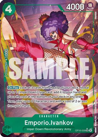 The Time of Battle OP16-026 Emporio.Ivankov (026) (Alternate Art) (OP16-026) - Foil - Super Rare
