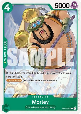The Time of Battle OP16-033 Morley (OP16-033) - Common