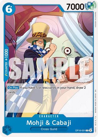 The Time of Battle OP16-051 Mohji & Cabaji (OP16-051) - Common