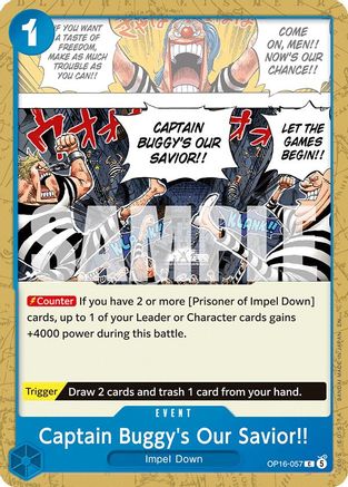 The Time of Battle OP16-057 Captain Buggy's Our Savior!! (OP16-057) - Common
