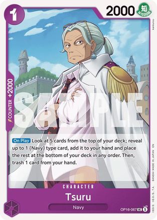 The Time of Battle OP16-067 Tsuru (OP16-067) - Uncommon