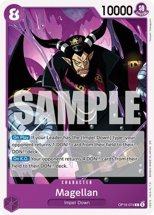 The Time of Battle OP16-074 Magellan (OP16-074) - Common