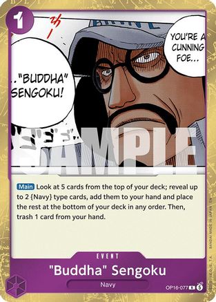 The Time of Battle OP16-077 "Buddha" Sengoku (OP16-077) - Foil - Rare