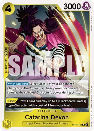 The Time of Battle OP16-104 Catarina Devon (OP16-104) - Foil - Rare