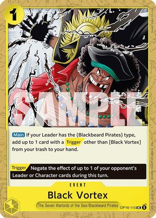 The Time of Battle OP16-115 Black Vortex (OP16-115) - Uncommon