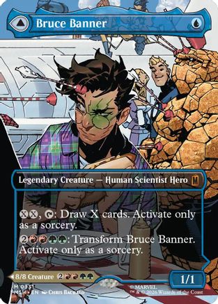 Marvel Super Heroes - (MSH-331) - Bruce Banner (Borderless) (0331) Foil